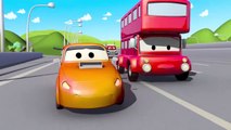 Carl le Camion Transformer doit sauver les Bébés Voitures à Car City | Dessin animé pour enfants