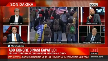 Son dakika haberi...  ABD'de kaos! Barikatları aşıp Kongre'ye girdiler | Video
