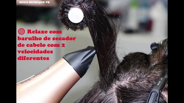 Relaxe com barulho de secador de cabelo 2x hair dryer