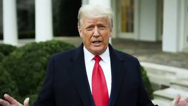 El Presidente Donald Trump se dirige a los norteamericanos tras el asalto al Capitolio