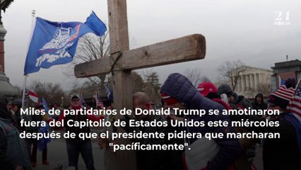 Скачать видео: ¿Qué está sucediendo en el Capitolio de Estados Unidos y los simpatizantes de Trump?