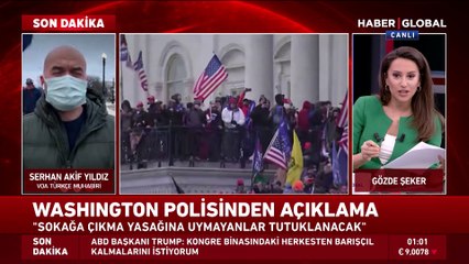 ABD Kongresi'ni basan Trump destekçileri binayı boşaltıyor