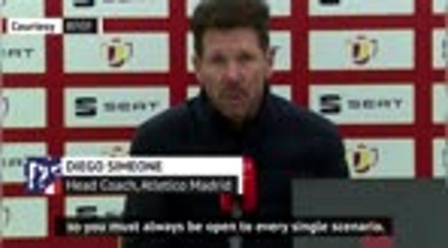 Simeone aware of Atleti job security after shock Copa del Rey defeat