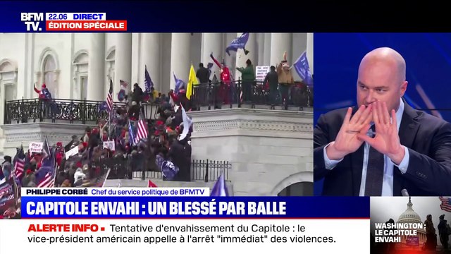 Capitole envahi par les pro-Trump : un blessé par balle - 06/01