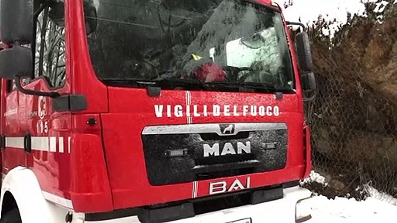 Oropa strada interrotta