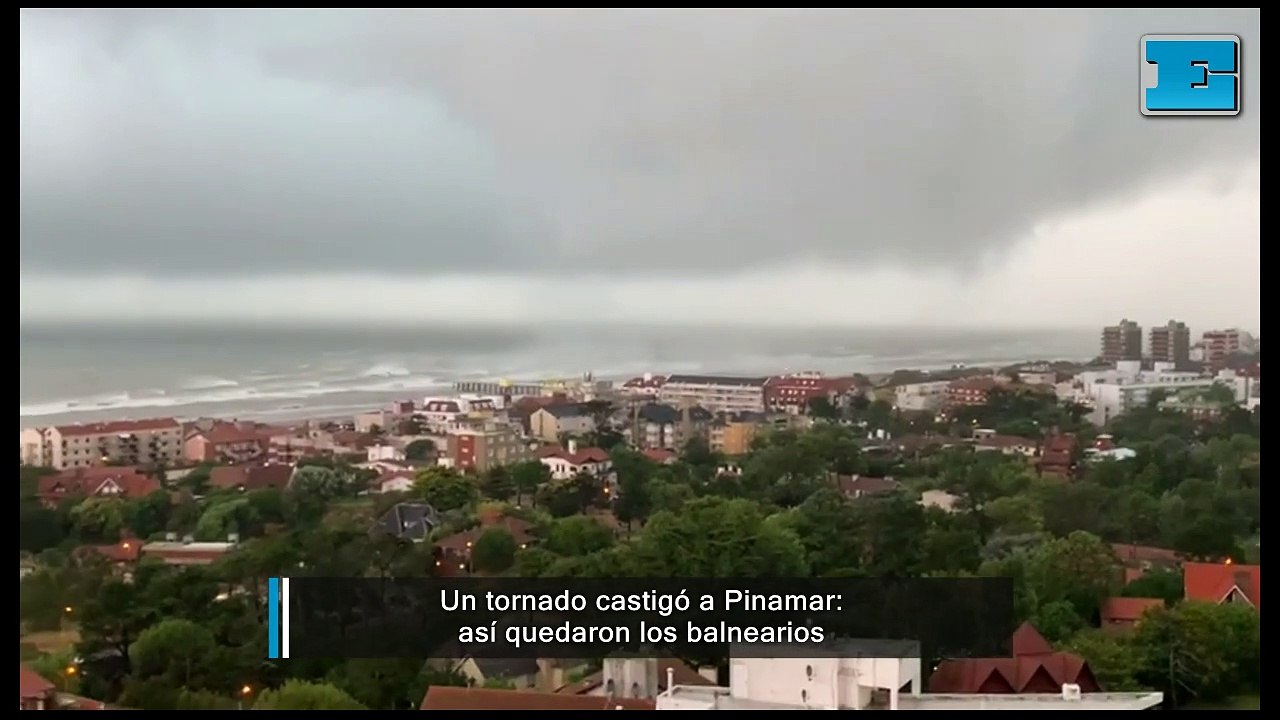 Tornado en Pinamar