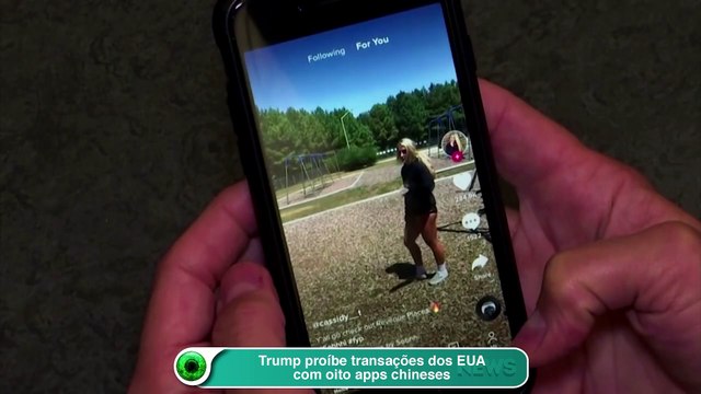 Trump proíbe transações dos EUA com oito apps chineses