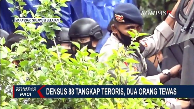 Densus 88 Mabes Polri Tangkap Teroris di Makassar