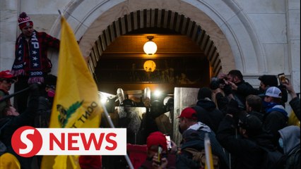 Tear gas, violence in 'insurrection' at U.S. Capitol