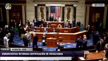 EN VIVO desde Washington - Congresistas retoman certificación de resultados en las presidenciales