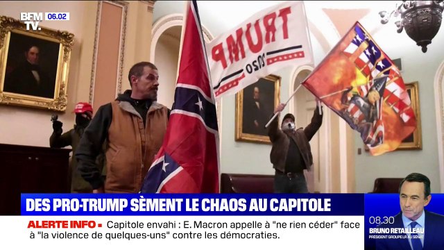 Les scènes sidérantes au sein du Capitole de Washington, envahi par des manifestants pro-Trump