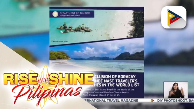Boracay at Palawan, kabilang sa Condé Nast 25 best island beaches in the world