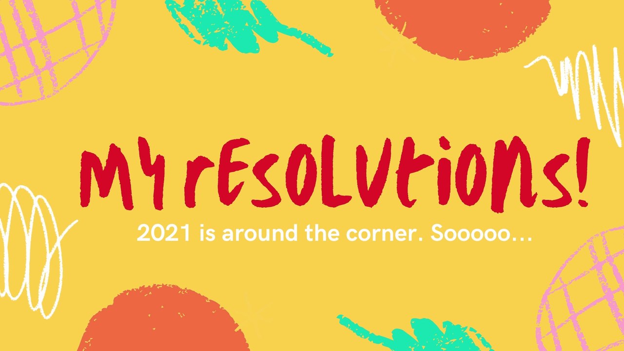 My resolutions