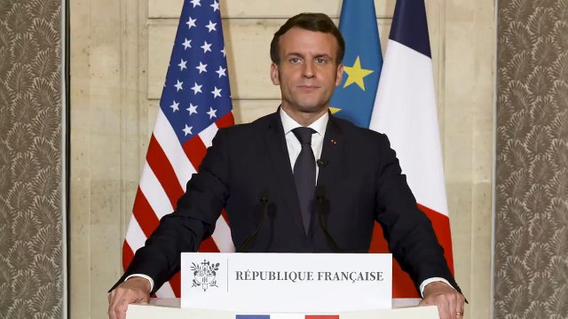 Violences à Washington: Macron appelle à ne rien céder face à la violence de quelques-uns