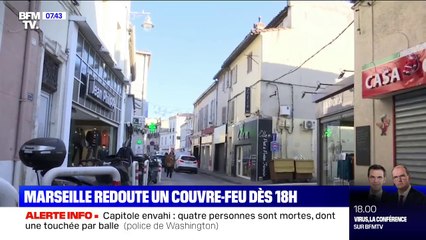 Marseille redoute un couvre-feu dès 18 heures