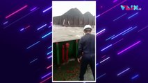 Video ABK Kapal Tongkang Batu Bara Dihantam Ombak Raksasa
