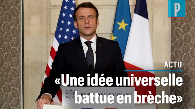 Invasion du Capitole : Macron appelle à « ne rien céder » face à « la violence de quelques-uns »