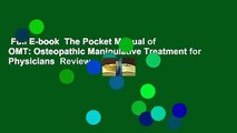 Full E-book  The Pocket Manual of OMT: Osteopathic Manipulative Treatment for Physicians  Review