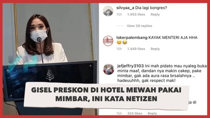 Gisel Preskon di Hotel Mewah Pakai Mimbar, Ini Kata Netizen