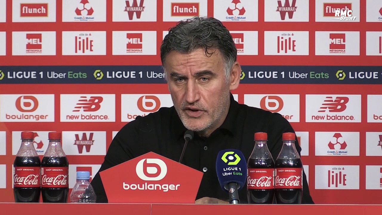 LOSC : Galtier va "se poser les bonnes questions" après la défaite contre Angers