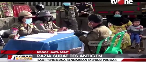 Razia Surat Tes Antigen Terus Dilakukan Petugas