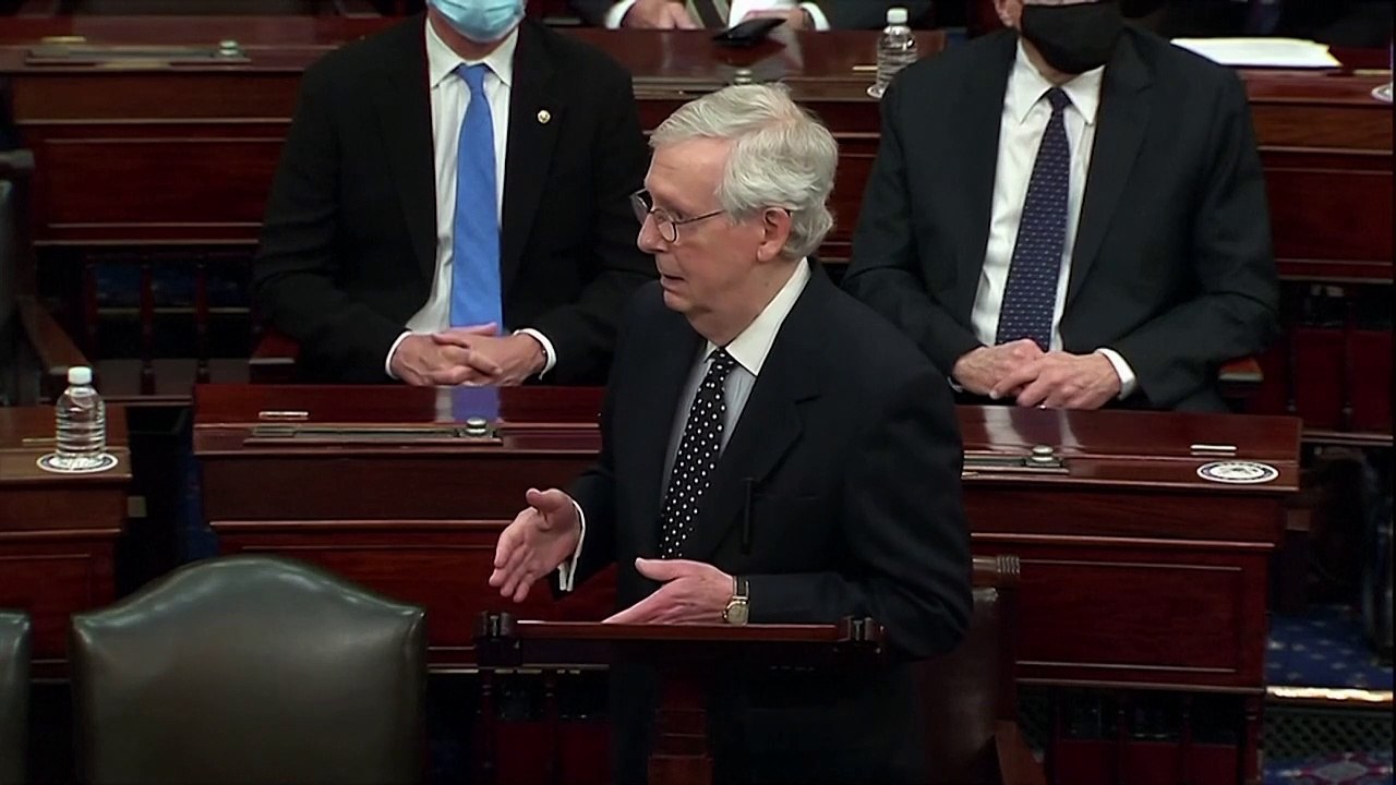 US Senate Republican leader Mitch McConnell condemns attempts to block Joe Biden becoming president