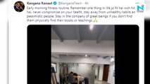 Watch, Kangana Ranaut shares motivational morning workout video