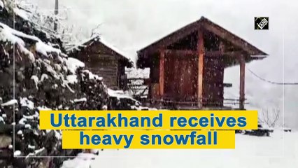 उत्तराखंड के उत्तरकाशी में भारी बर्फबारी से मौसम हुआ सुहाना