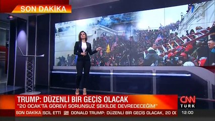 Son dakika... Biden'ın başkanlığının tescil edilmesi sonrası Trump'tan ilk açıklama | Video