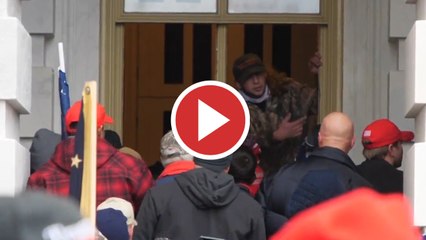 Así entraron los partidarios de Trump al Capitolio