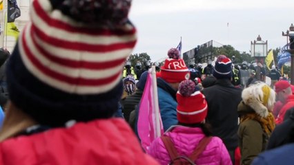 Así entraron los partidarios de Trump al Capitolio
