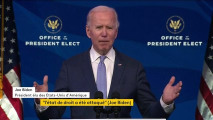 États-Unis : Joe Biden dénonce les manifestations et interpelle Donald Trump