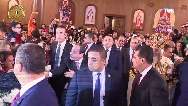 تهنئة الرئيس السيسي للأخوة الأقباط كل عام وأنتم بخير