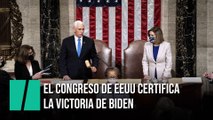 El Congreso de EEUU certifica la victoria de Biden