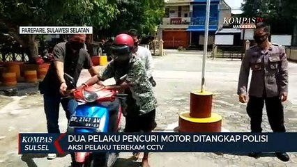Dua Pelaku Pencurian Motor Ditangkap Polisi di Pinrang