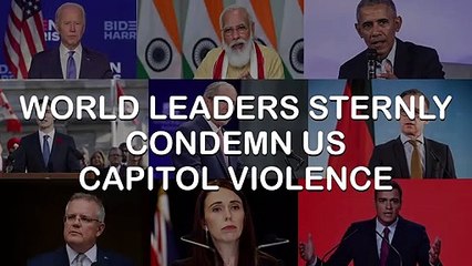 दुनिया भर के देशों ने की अमेरिकी संसद पर हमले की निंदा