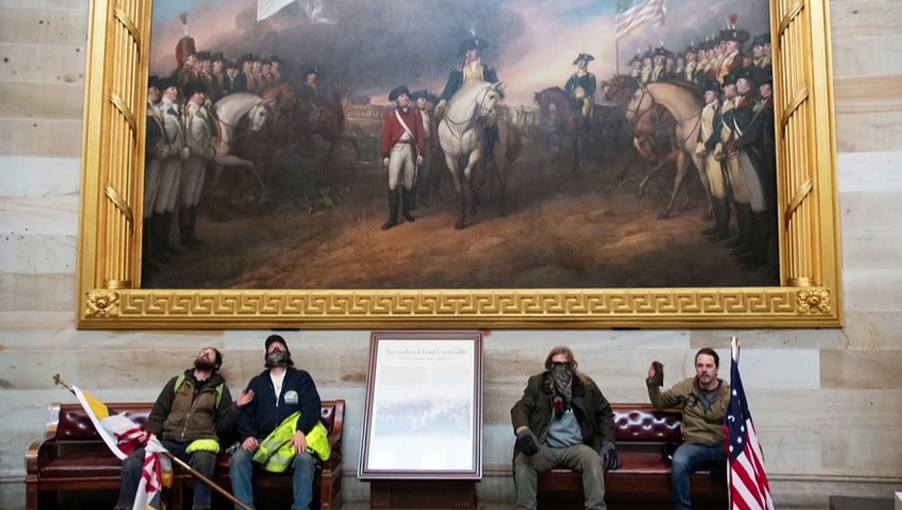 Trump-Anhänger wüten im US-Kapitol: Die stärksten Bilder