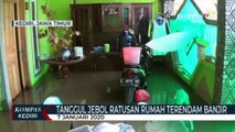 Tanggul Sungai Jebol, Ratusan Rumah Terendam Banjir