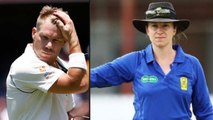 Ind vs Aus 3rd Test: Claire Polosak Warns David Warner In Her Debut Test As Umpire | Oneindia Telugu