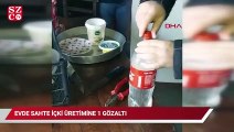Konya'da, evde sahte içki üretimine 1 gözaltı