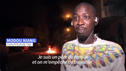 Sénégal: nuit d'incidents à Dakar à nouveau sous couvre-feu