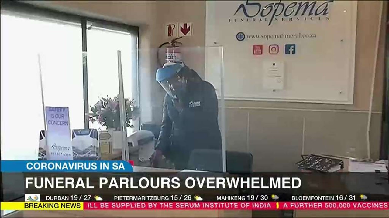 Funeral parlours overwhelmed and out of PPE video Dailymotion
