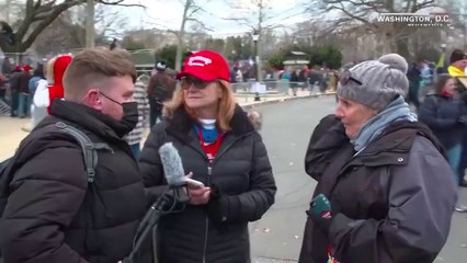 CNN reporter asked to Trump's supporter if they were proud of what happened