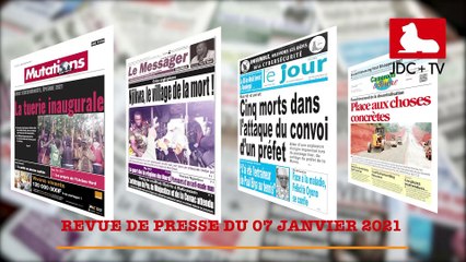 REVUE DE PRESSE CAMEROUNAISE DU 07 JANVIER 2021