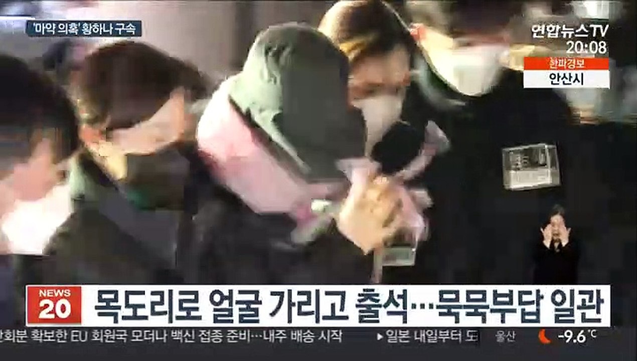 집행유예 중 또 마약 의혹…황하나 구속