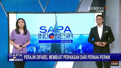 Cantik! Perajin Difabel Buat Perhiasan dari Pernak-pernik