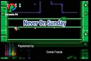 Connie Francis Never On Sunday Karaoke