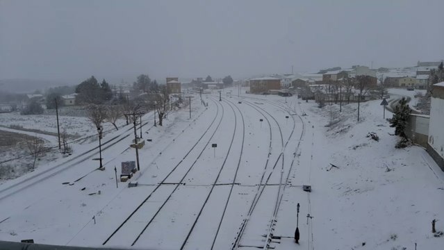 'Filomena' deja fuertes nevadas en la provincia de Cuenca
