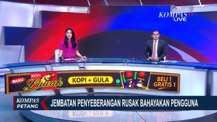 JPO di Jalan Mantraman Rusak, Kondisinya Berkarat dan Berlubang