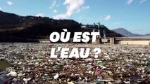 La pollution de ce cours d'eau en Serbie risque de bloquer un barrage